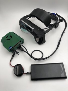 Project North Star headset made portable